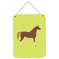 CarolineS Treasures Hannoverian Horse Green Metal Print, 16Hx12W, Multicolor