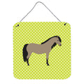 CarolineS Treasures Green Welsh Pony Horse Metal Print, 6Hx6W