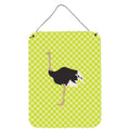 CarolineS Treasures Common Ostrich Green Metal Print, 16Hx12W, Multicolor