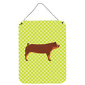 CarolineS Treasures Duroc Pig Green Metal Print, 16Hx12W, Multicolor