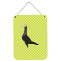CarolineS Treasures English Carrier Pigeon Green Metal Print, 16Hx12W, Multicolor