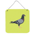 CarolineS Treasures Green Racing Pigeon Metal Print, 6 Inch  Inch  H X 6 Inch  Inch  W