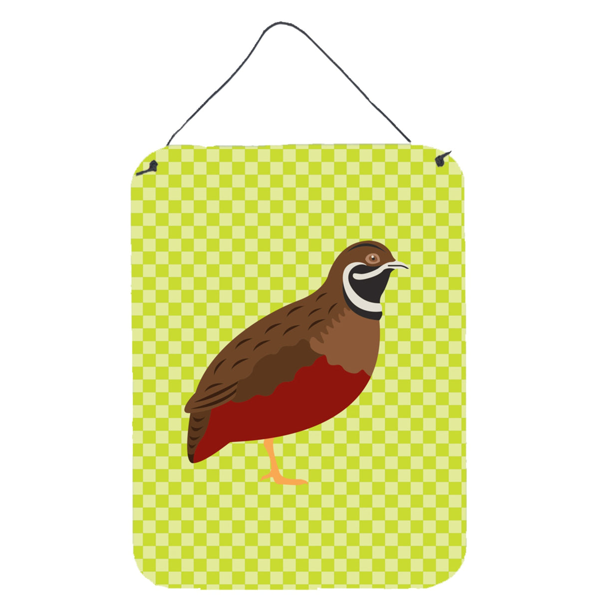 CarolineS Treasures Chinese Painted Or King Quail Green Metal Print, 16Hx12W, Multicolor