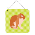 CarolineS Treasures Green English Lop Rabbit Metal Print, 6Hx6W