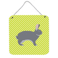 CarolineS Treasures Green Giant Chinchilla Rabbit Metal Print, 6Hx6W