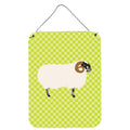 CarolineS Treasures Scottish Blackface Sheep Green Metal Print, 16Hx12W, Multicolor