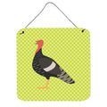 CarolineS Treasures Green Marragansett Turkey Metal Print, 6Hx6W