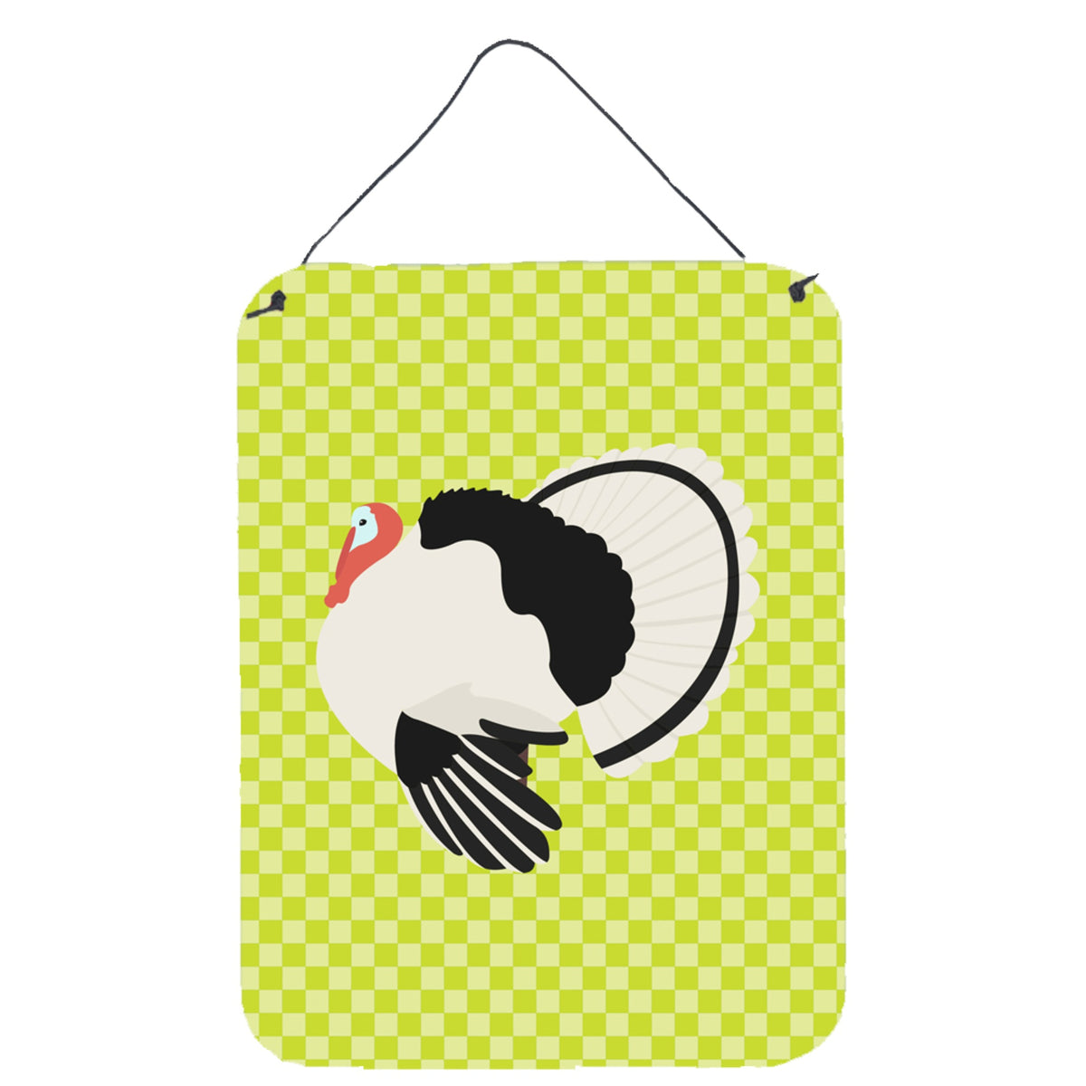 CarolineS Treasures Royal Palm Turkey Green Metal Print, 16Hx12W, Multicolor