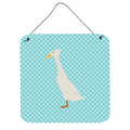 CarolineS Treasures Blue Bali Duck Check Metal Print, 6Hx6W