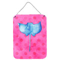 CarolineS Treasures Sting Ray Pink Polkadot Metal Print, 16Hx12W, Multicolor