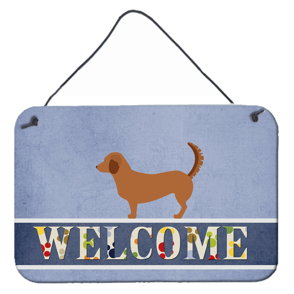 CarolineS Treasures Alpine Dachsbracke Metal Print, 8 Inch  Inch  X 12 Inch  Inch , Multicolor