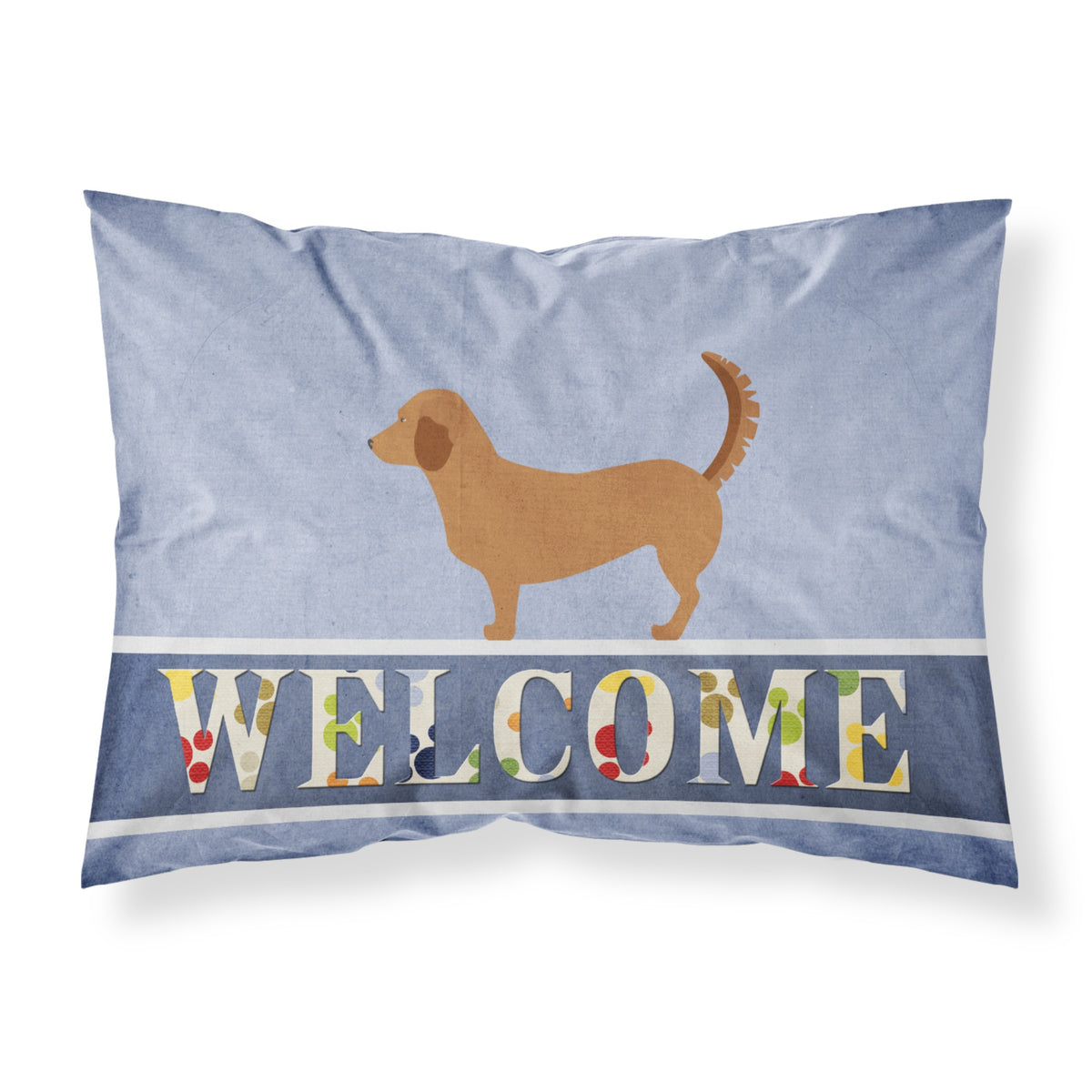 'Caroline'S Treasures Alpine Dachsbrake Pillowcase, Standard, Welcome'