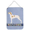 CarolineS Treasures Ariege Pointer Welcome Metal Print, 16 Inch  Inch  X 12 Inch  Inch , Multicolor