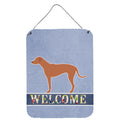 CarolineS Treasures Rhodesian Ridgeback Welcome Metal Print, 16 Inch  Inch  X 12 Inch  Inch , Multicolor