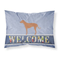 'Caroline'S Treasures Rhodesian Ridgeback Welcome Pillowcase, Standard,'