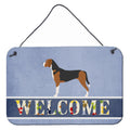 CarolineS Treasures Hamiltonstvare Welcome Metal Print, 8 Inch  Inch  X 12 Inch  Inch , Multicolor