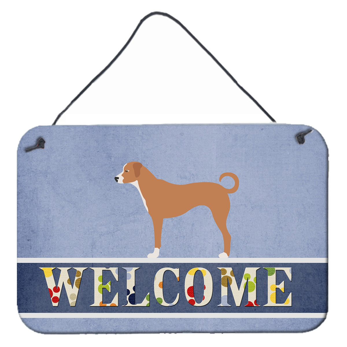 CarolineS Treasures Australian Pinscher Welcome Metal Print, 8 Inch  Inch  X 12 Inch  Inch
