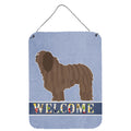 CarolineS Treasures Bergamasco Shepherd Welcome Metal Print, 16 Inch  Inch  X 12 Inch  Inch , Multicolor