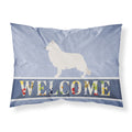 'Caroline'S Treasures Berger Blanc Suisse Welcome Pillowcase, Standard,'