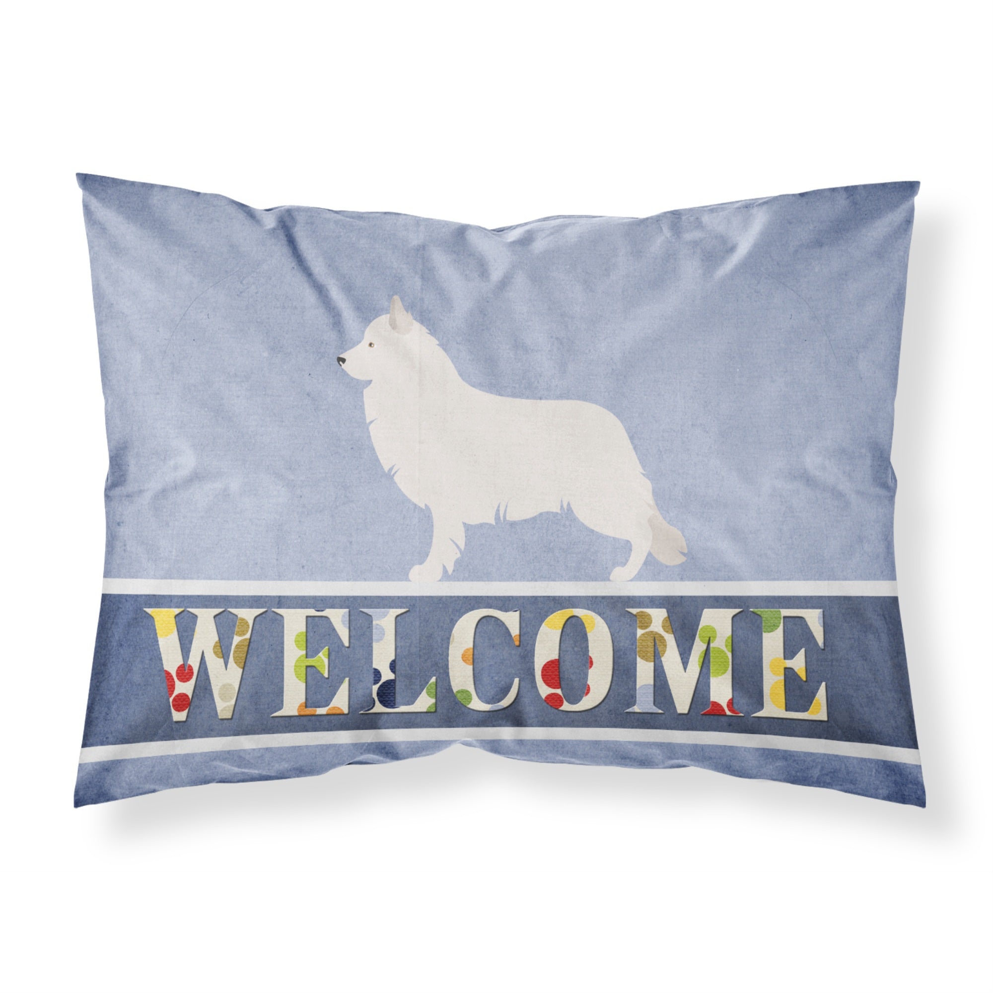 'Caroline'S Treasures Berger Blanc Suisse Welcome Pillowcase, Standard,'