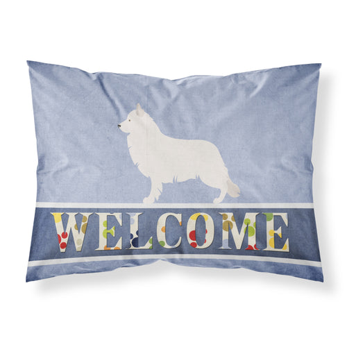 'Caroline'S Treasures Berger Blanc Suisse Welcome Pillowcase, Standard,'