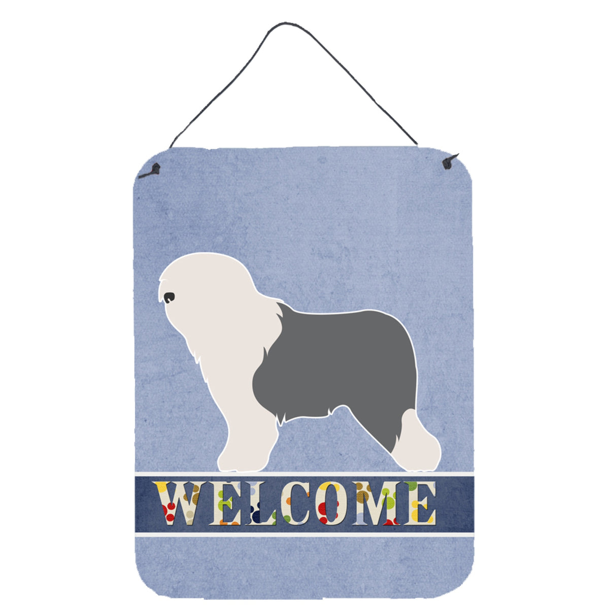 CarolineS Treasures Old English Sheepdog Bobtail Metal Print, 16 Inch  Inch  X 12 Inch  Inch , Multicolor