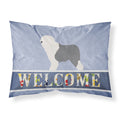 'Caroline'S Treasures Old English Sheepdog Bobtail Pillowcase, Standard, Welcome'