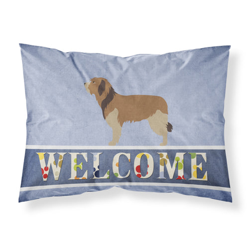 'Caroline'S Treasures Catalan Sheepdog Welcome Pillowcase, Standard,'