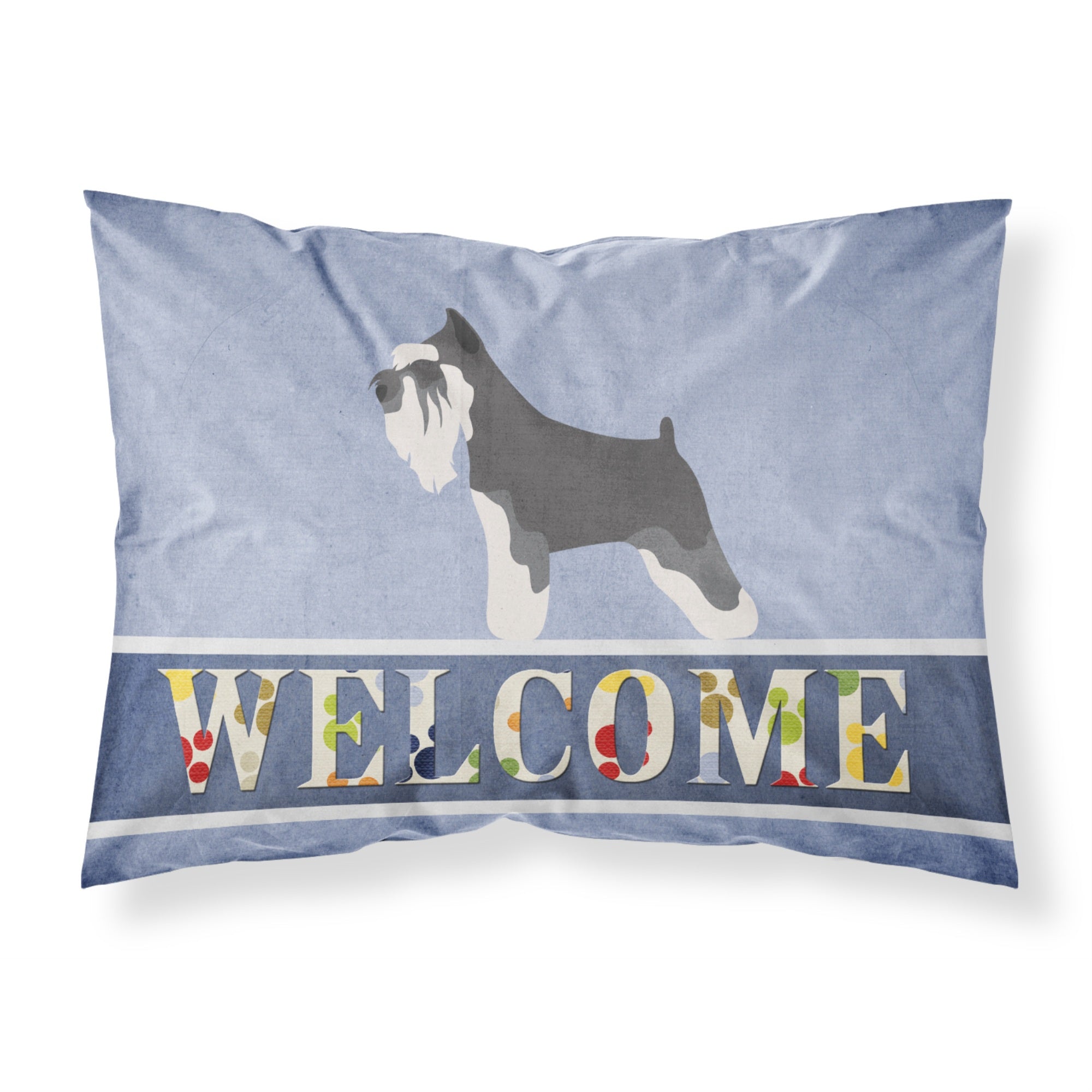 'Caroline'S Treasures Miniature Schnauzer Welcome Pillowcase, Standard,'