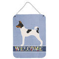 CarolineS Treasures American Toy Fox Terrier Welcome Metal Print, 16 Inch  Inch  X 12 Inch  Inch , Multicolor