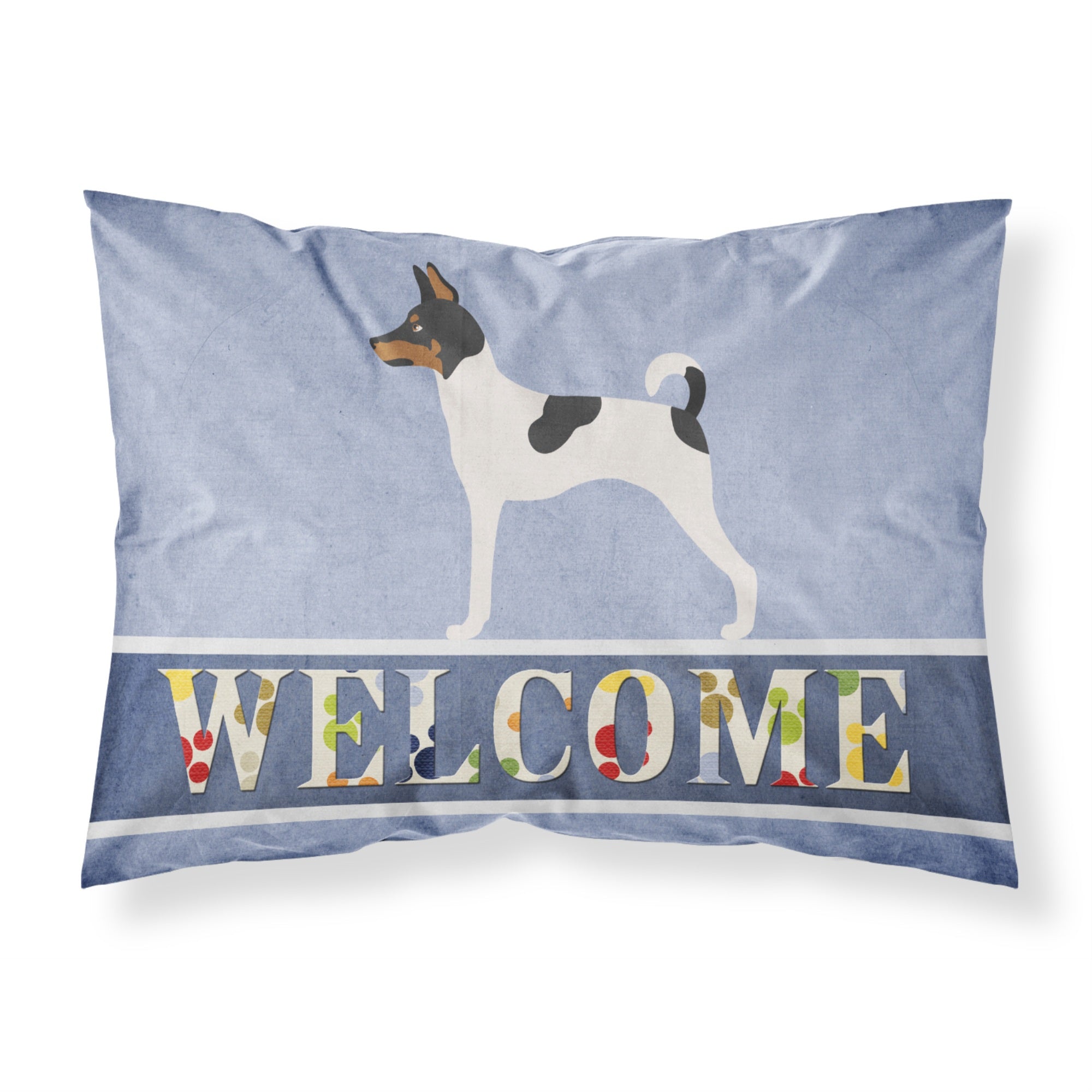 Carolines Treasures Welcome American Toy Fox Terrier Pillowcase Standard