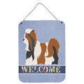 CarolineS Treasures Biewer Terrier Welcome Metal Print, 16 Inch  Inch  X 12 Inch  Inch , Multicolor