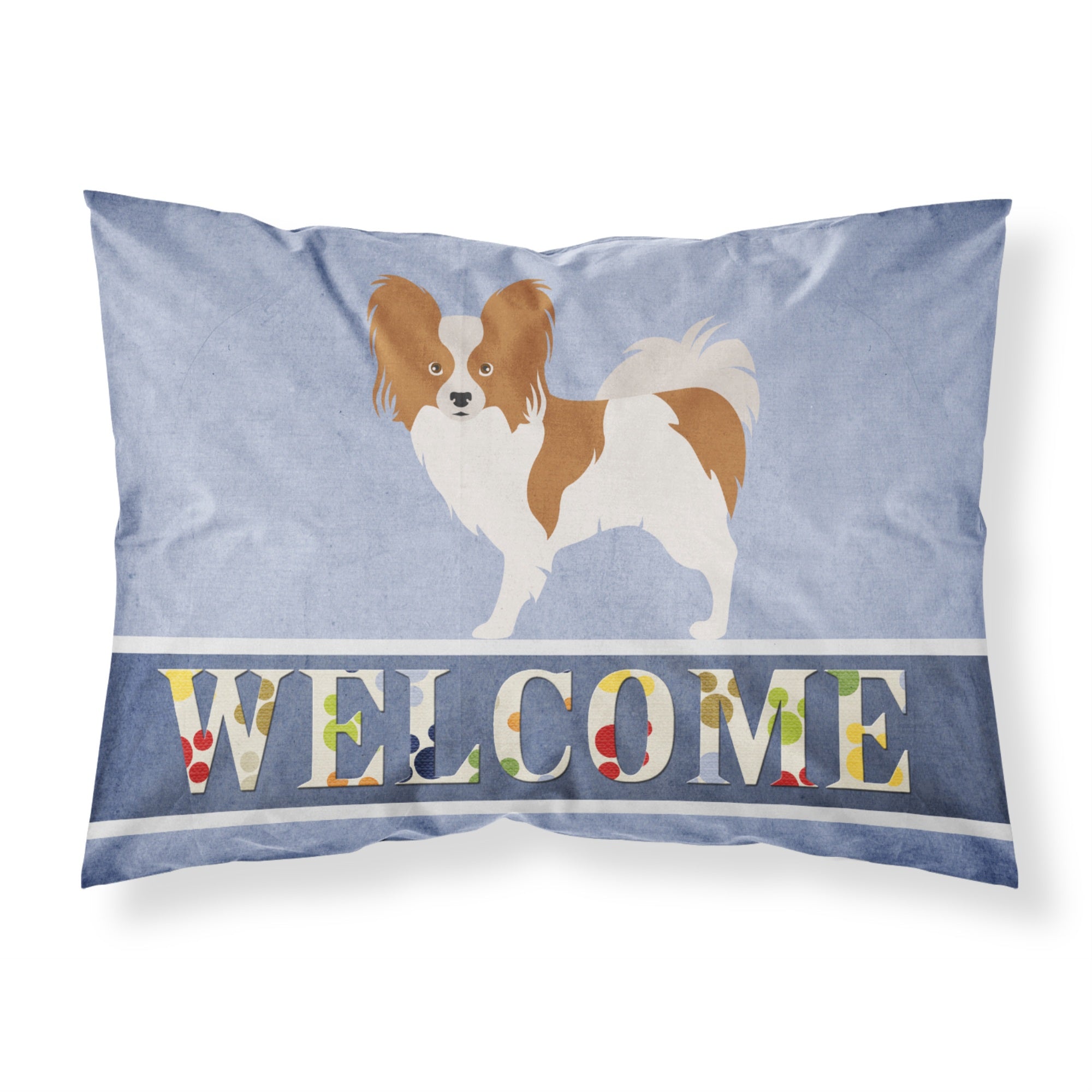 'Caroline'S Treasures Welcome Papillon Pillowcase, Standard'