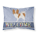 'Caroline'S Treasures Welcome Papillon Pillowcase, Standard'