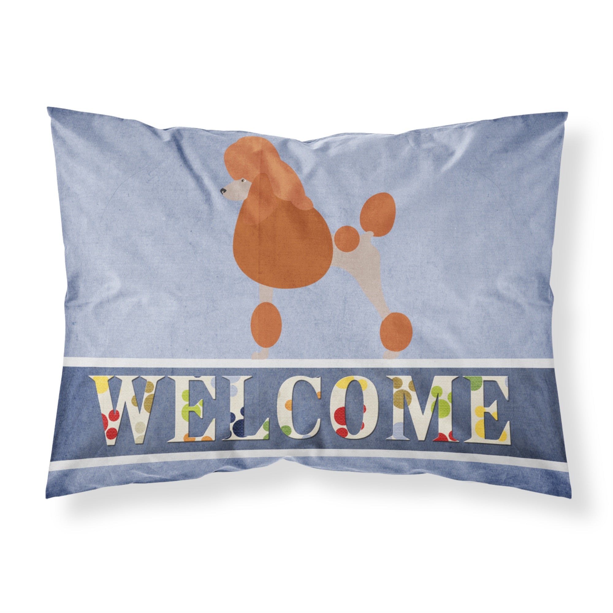 'Caroline'S Treasures Royal Poodle Welcome Pillowcase, Standard,'