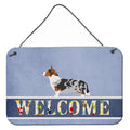 CarolineS Treasures Welsh Corgi Cardigan Welcome Metal Print, 8 Inch  Inch  X 12 Inch  Inch , Multicolor