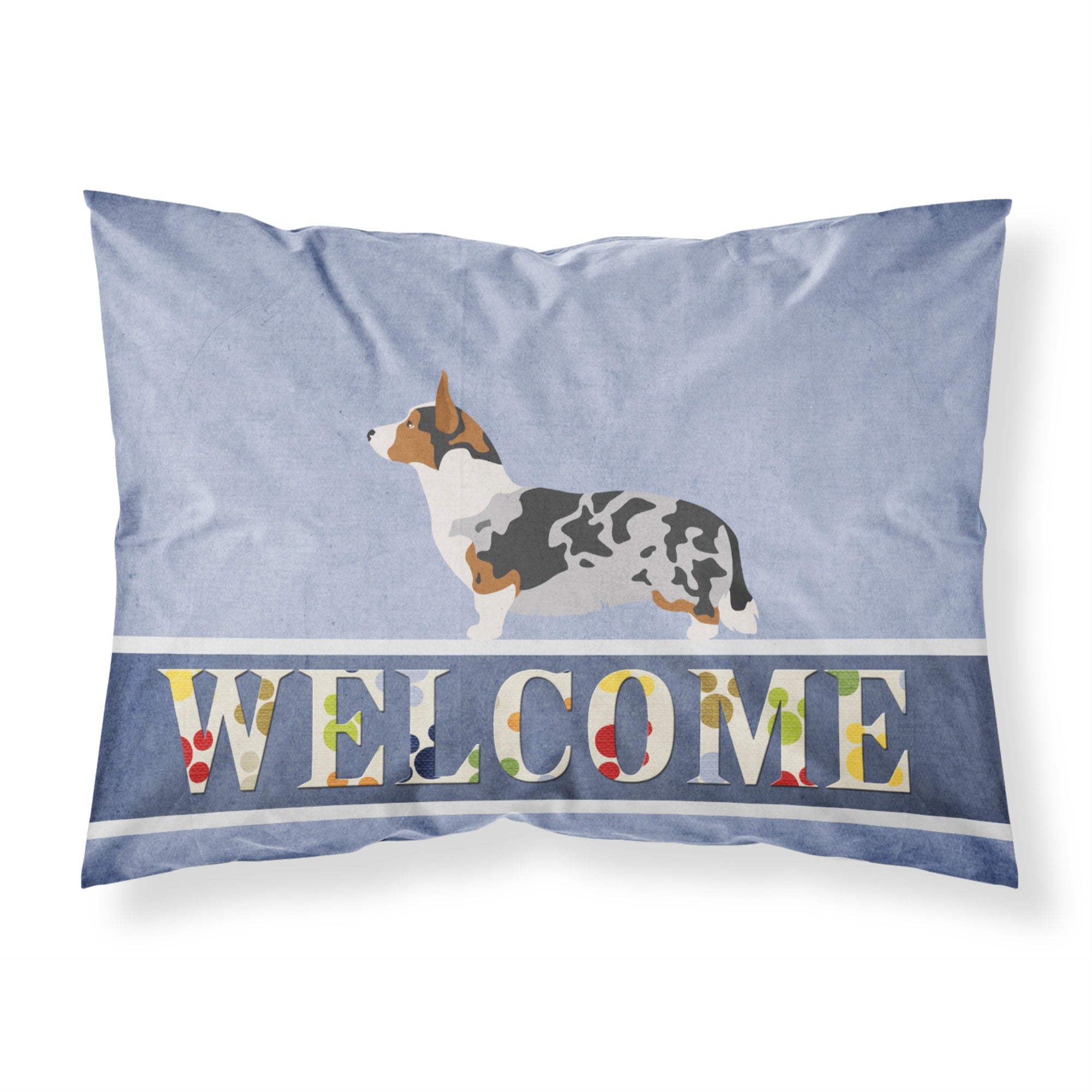 'Caroline'S Treasures Welsh Corgi Cardigan Welcome Pillowcase, Standard,'