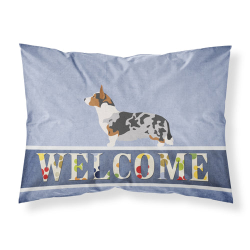 'Caroline'S Treasures Welsh Corgi Cardigan Welcome Pillowcase, Standard,'