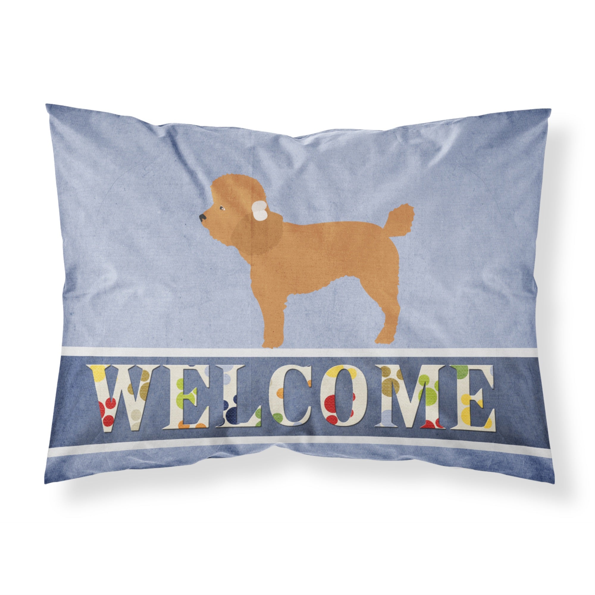 'Caroline'S Treasures Toy Poodle Welcome Pillowcase, Standard,'