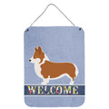CarolineS Treasures Pembroke Welsh Corgi Welcome Metal Print, 16 Inch  Inch  X 12 Inch  Inch , Multicolor