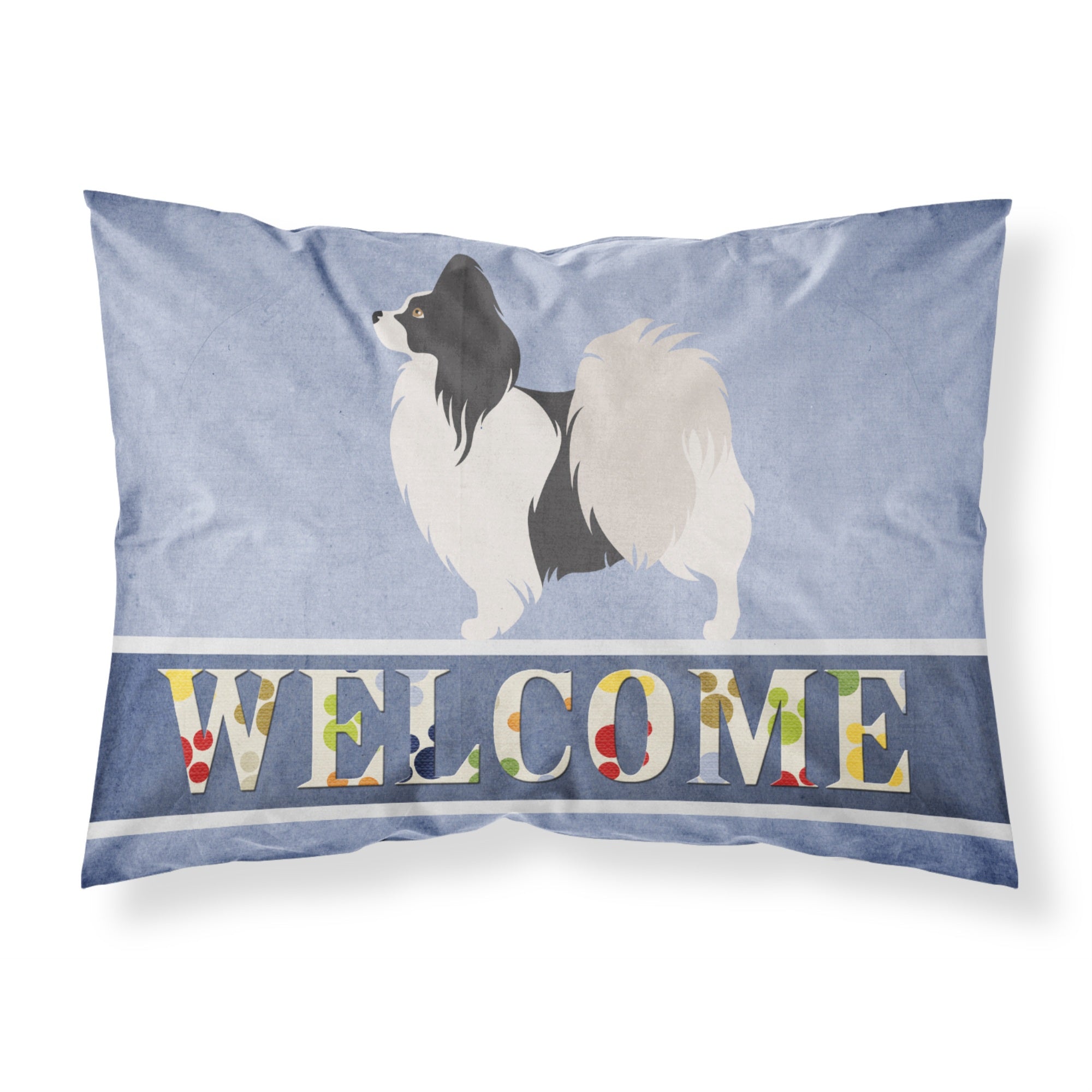 'Caroline'S Treasures Papillon Welcome Pillowcase, Standard,'