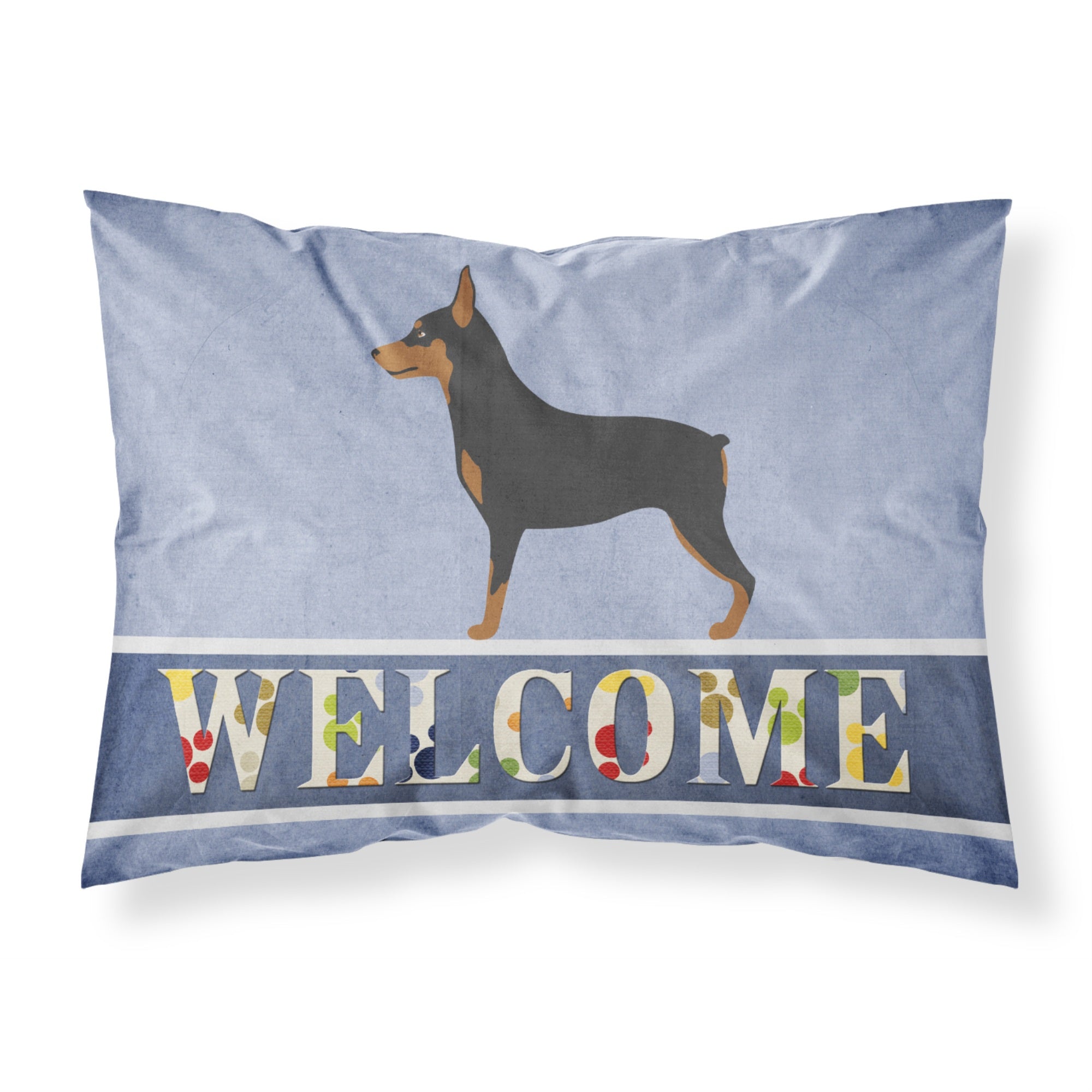 'Caroline'S Treasures Miniature Pinscher Welcome Pillowcase, Standard,'