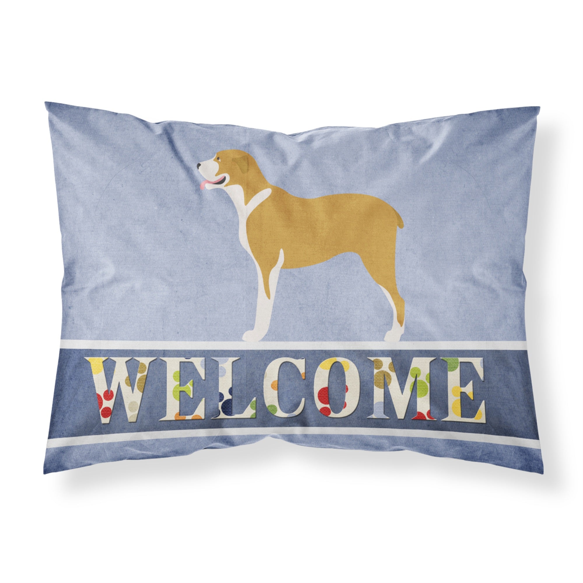 'Caroline'S Treasures Belgium Mastiff Welcome Pillowcase, Standard,'