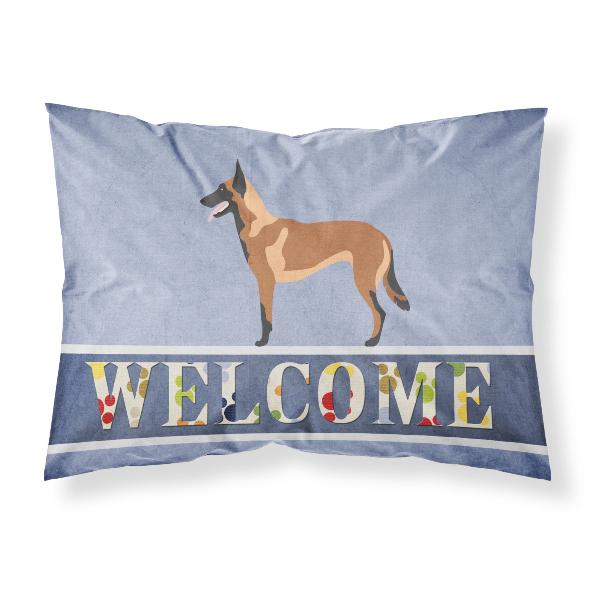 'Caroline'S Treasures Malinois Belgian Shepherd Pillowcase, Standard, Welcome'