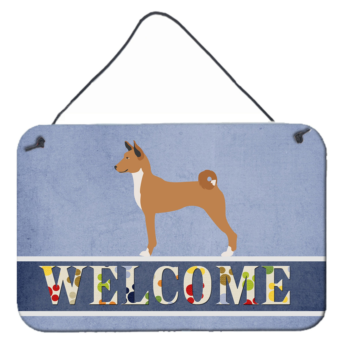 CarolineS Treasures Telomian Welcome Metal Print, 8 Inch  Inch  X 12 Inch  Inch