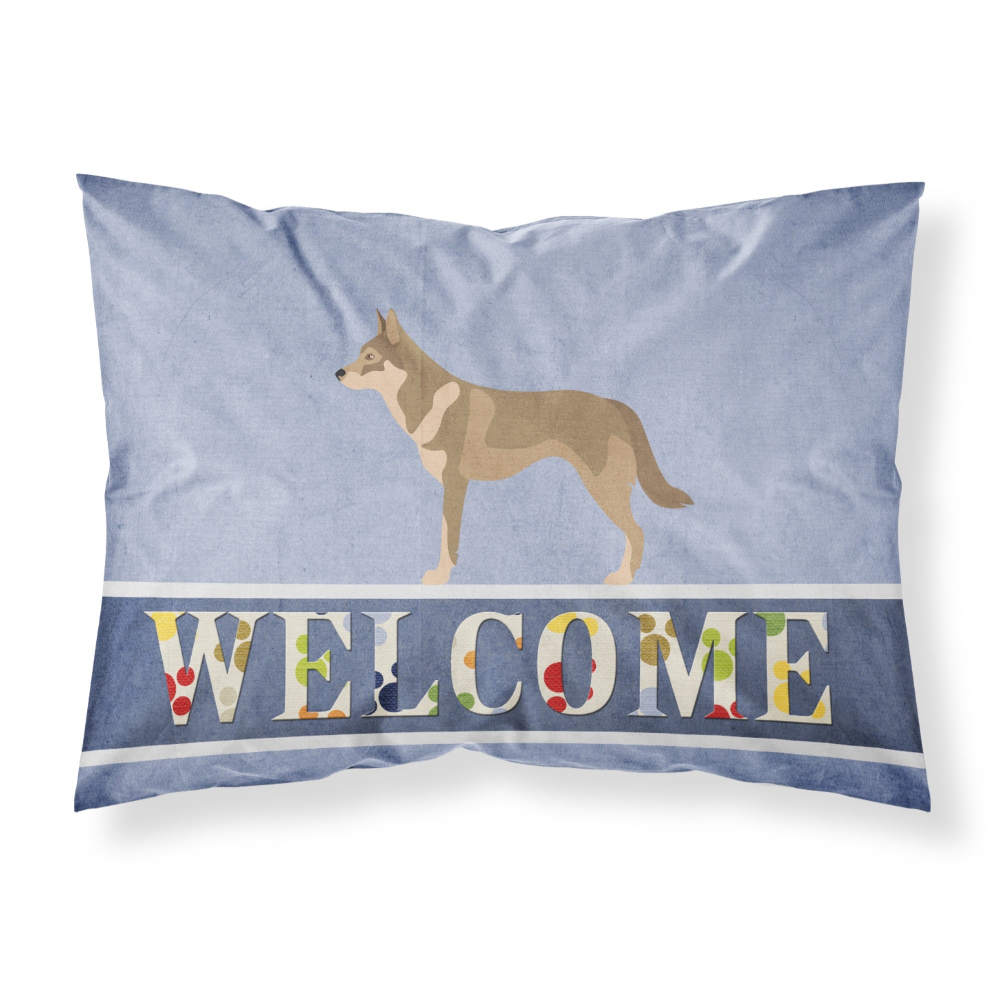 'Caroline'S Treasures Czechoslovakian Wolfdog Pillowcase, Standard, Welcome'