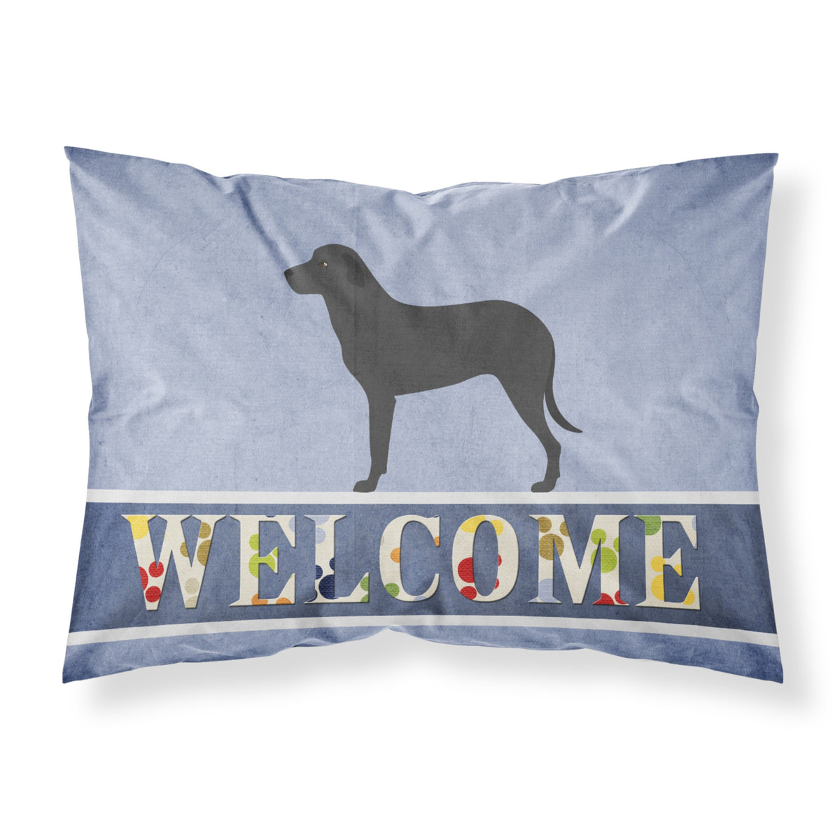 'Caroline'S Treasures Majorca Shepherd Dog Pillowcase, Standard, Welcome'