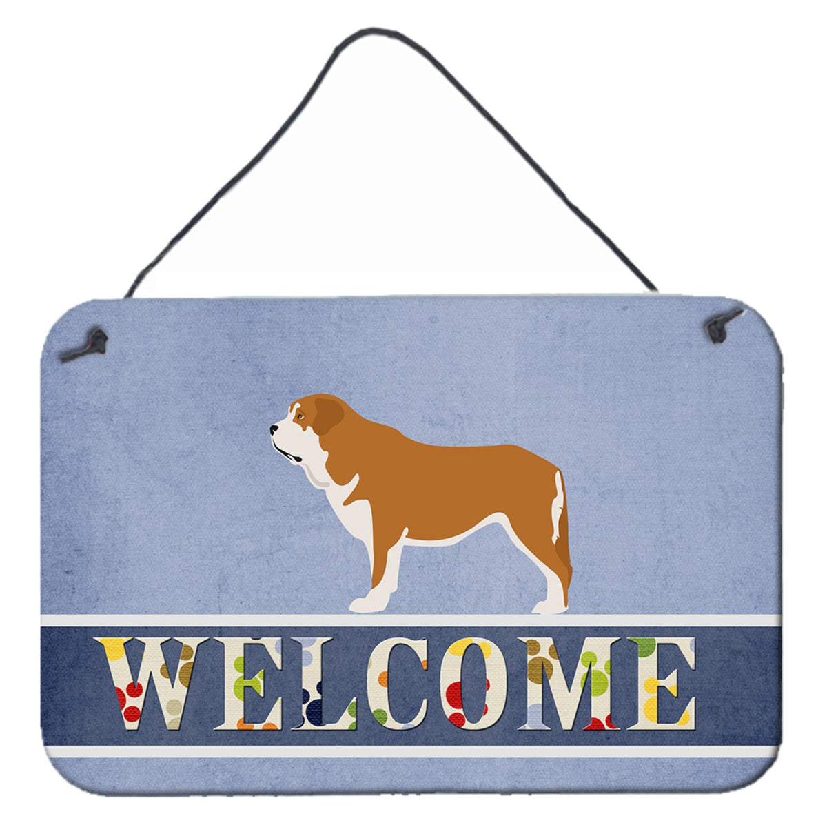 CarolineS Treasures Mastin Espanol Spanish Mastiff Metal Print, 8 Inch  Inch  X 12 Inch  Inch , Welcome