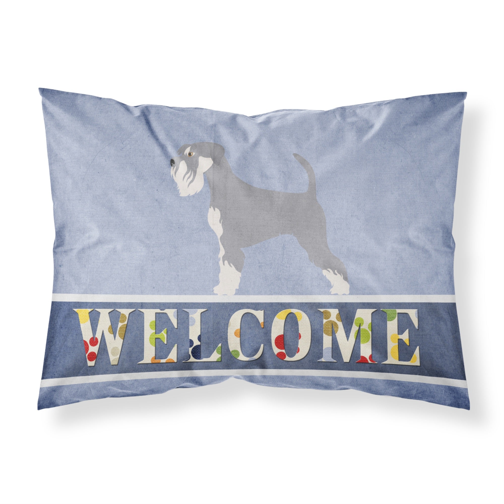 'Caroline'S Treasures Schnauzer Welcome Pillowcase, Standard,'
