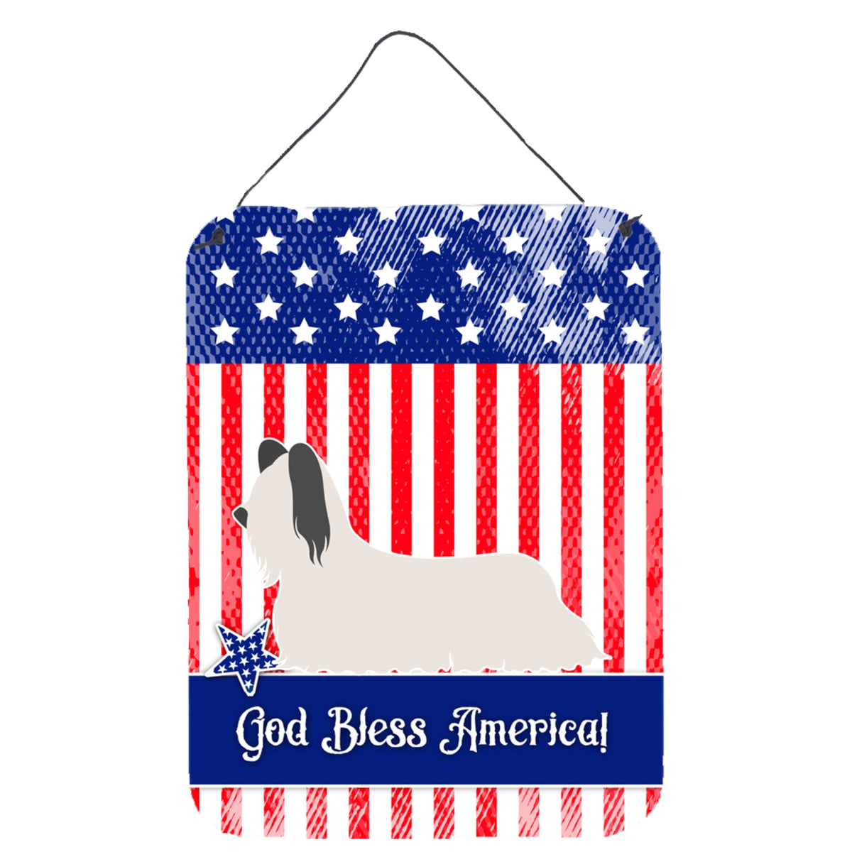 CarolineS Treasures Skye Terrier American Metal Print, 16 Inch  Inch  X 12 Inch  Inch , Multicolor